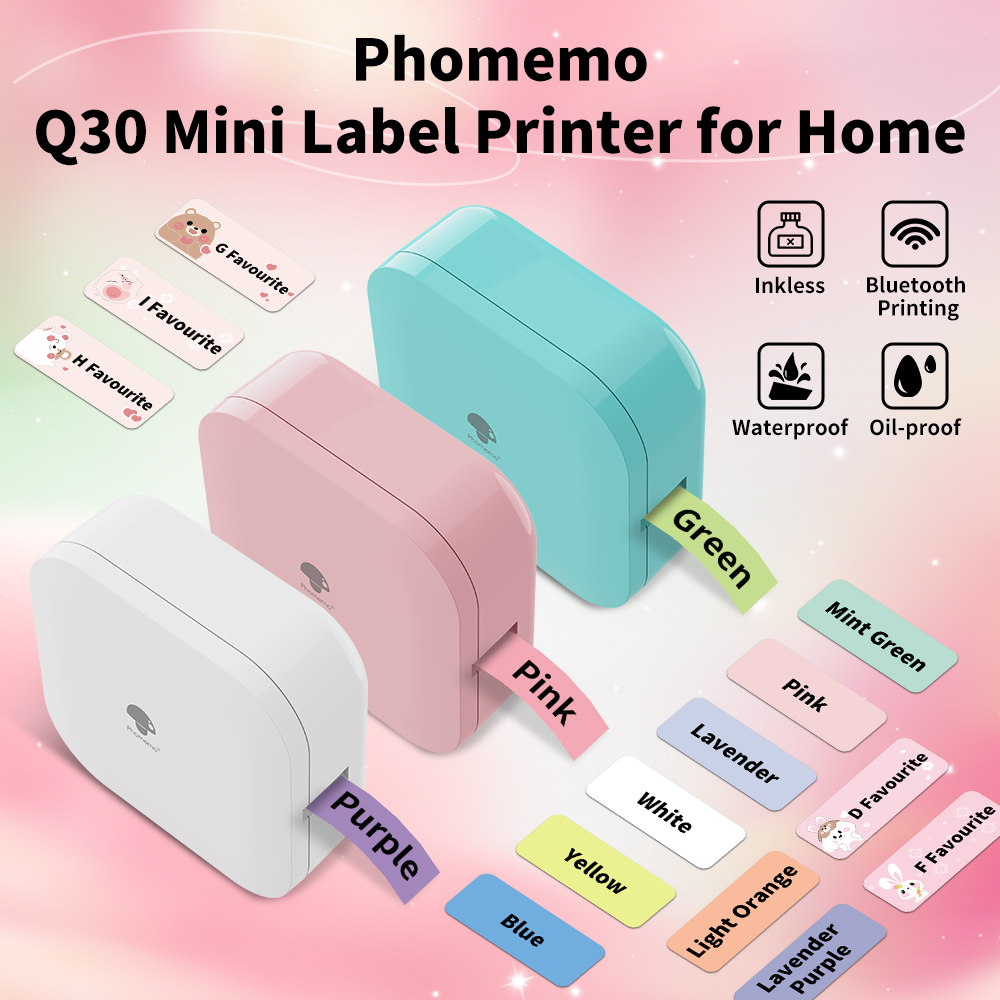 Commercial Printing Labels - Drukarka termiczna etykiet Phomemo Q30 Wireless,