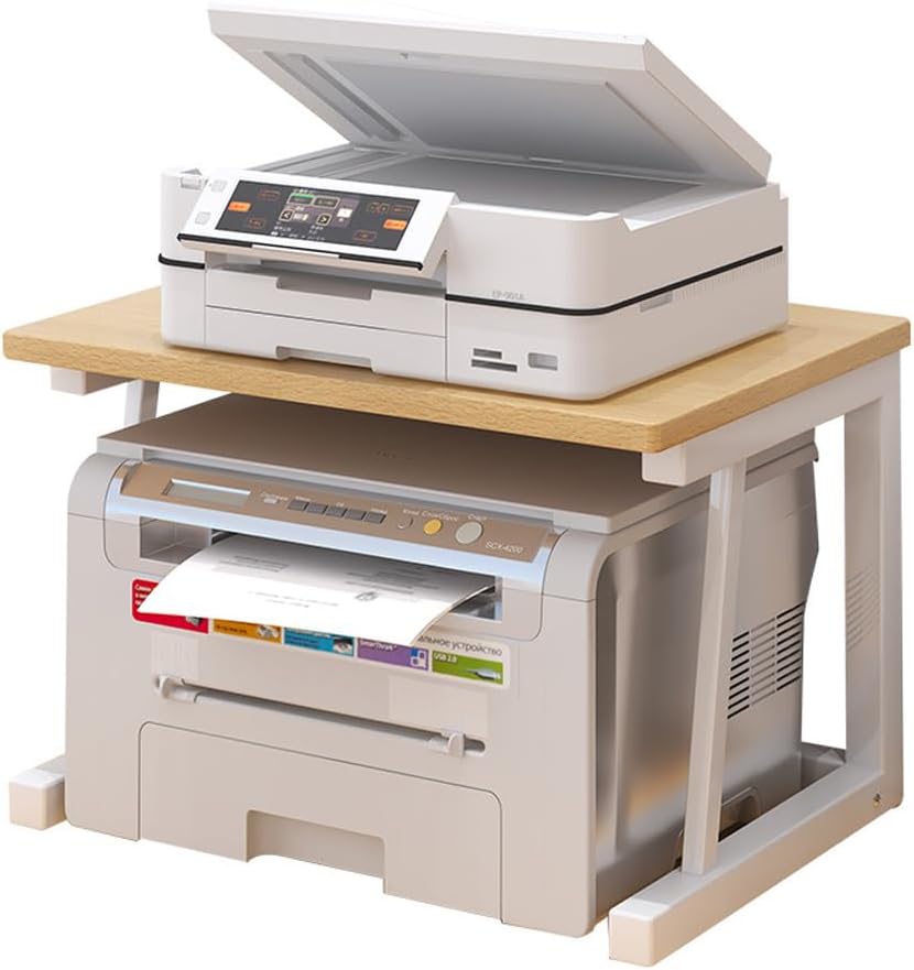Commercial Book Printing Machines - Dwupoziomowy drewniany stojak na drukarkę –