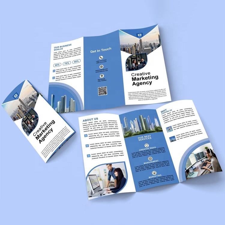 Commercial Flyer Printing - Papier artystyczny A3 A4, ulotki na