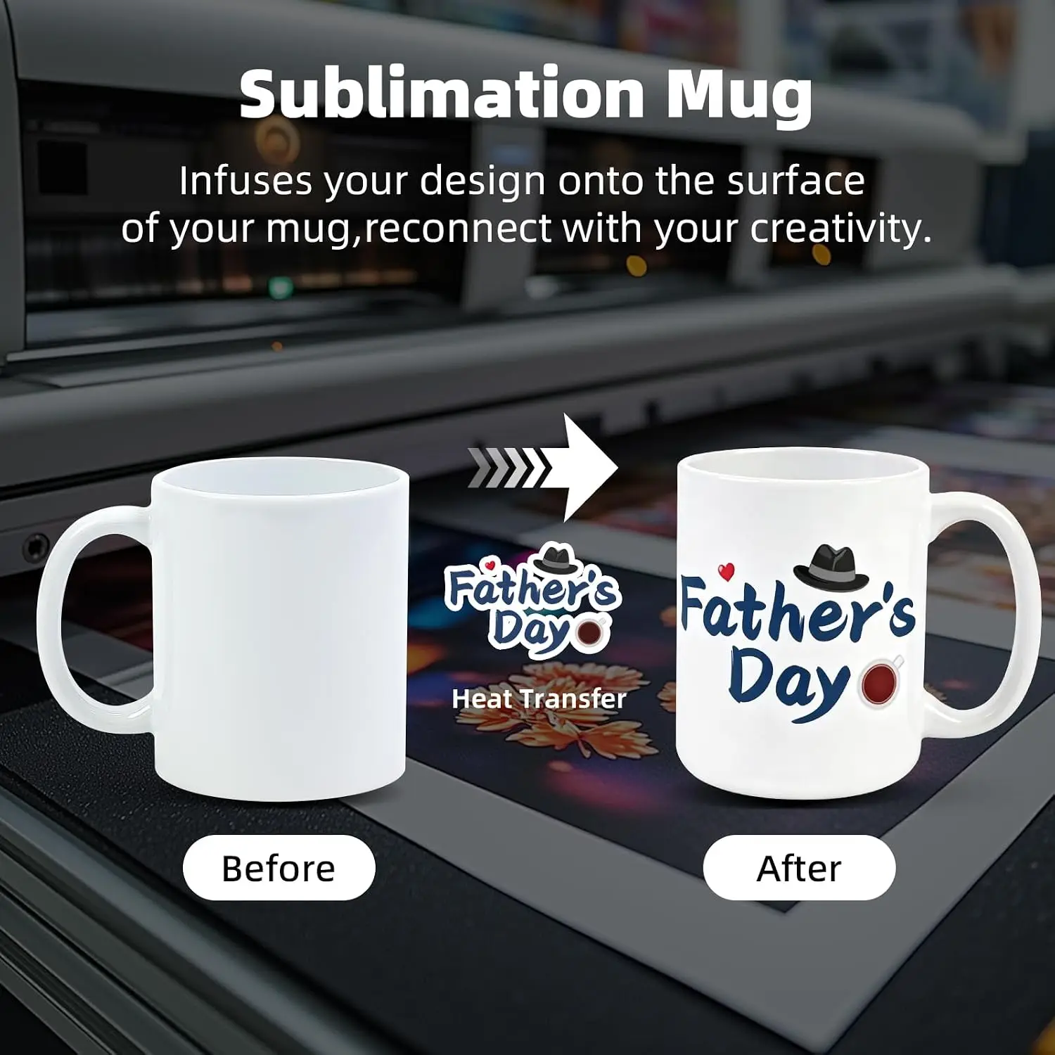Kubki do sublimacji 11 oz, pół – Sublimation Mug Blank recenzja i cena