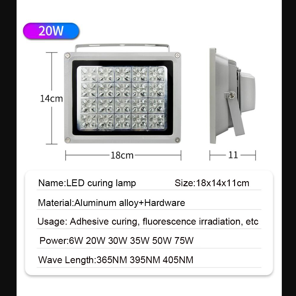 LED UV lampa utwardzająca 3D z – Commercial Resin Printing recenzja i cena