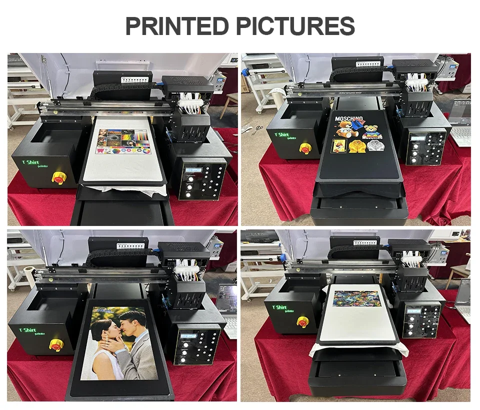 Drukarka DTG do ubrań 40cm * 6 – Commercial Printing Machine For Clothes recenzja i cena