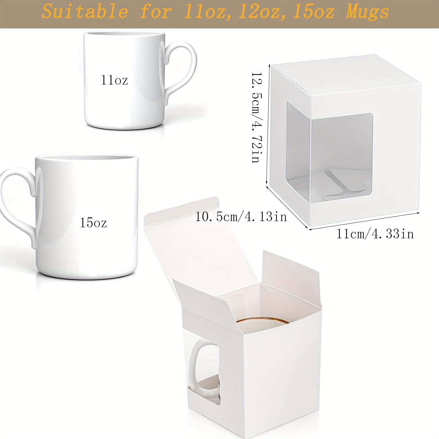12 opakowań pudełek na kubki d – Sublimation Mug Blank recenzja i cena