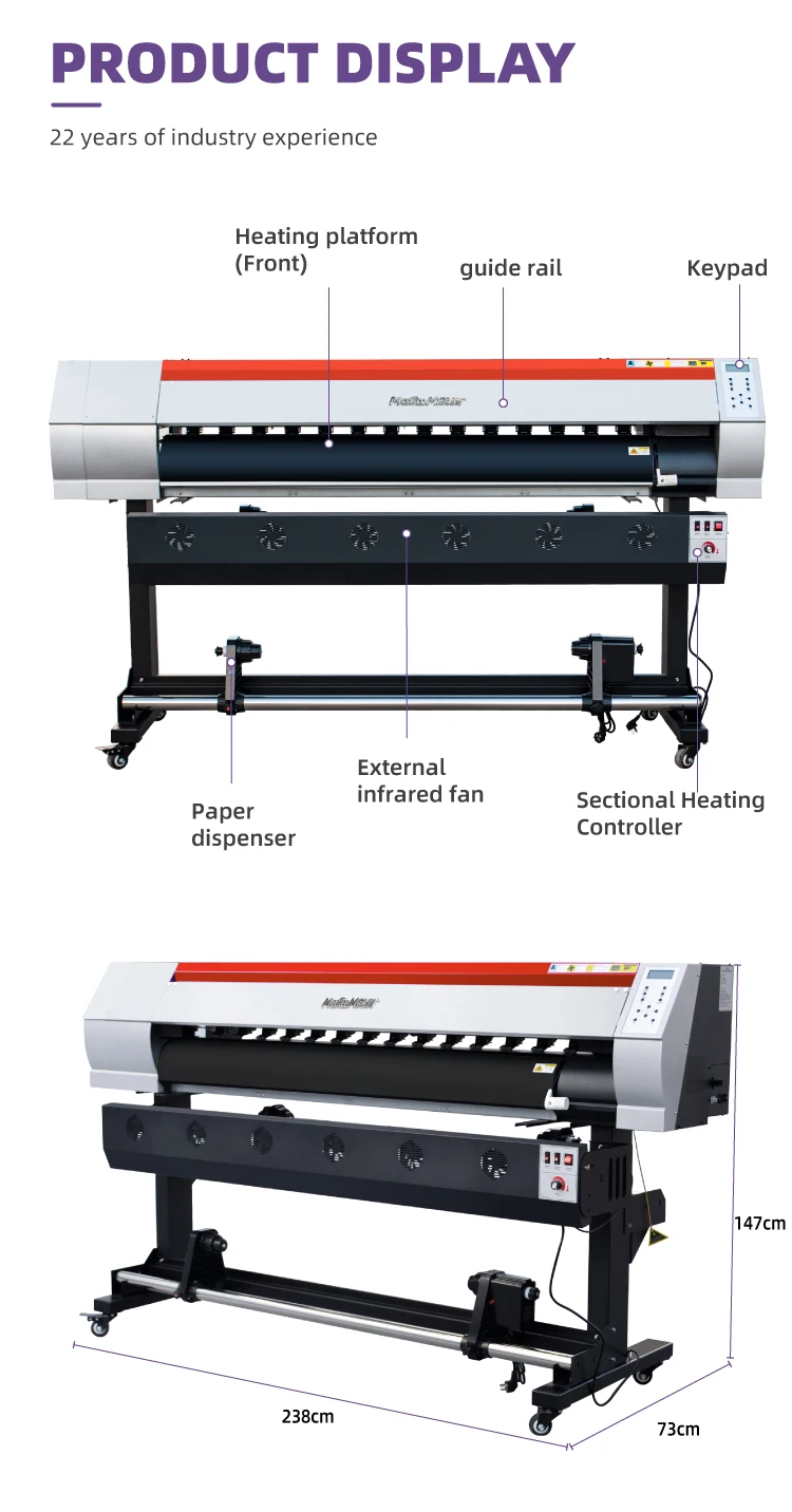 Cena fabryczna Drukarka sublim – Large Format Sublimation Printer recenzja i cena