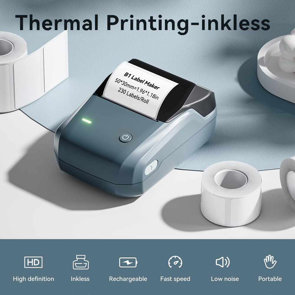 NIIMBOT B1 Przenośna Drukarka  – Commercial Printing Labels recenzja i cena